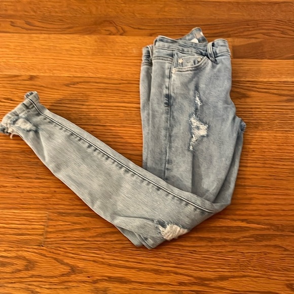 Tractr Girl’s Blue Jeans Size 7 - Picture 1 of 5